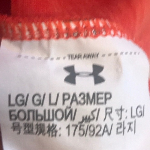 Under Armour Orange Hooded Heatgear Loose Jacket - Picture 4 of 10